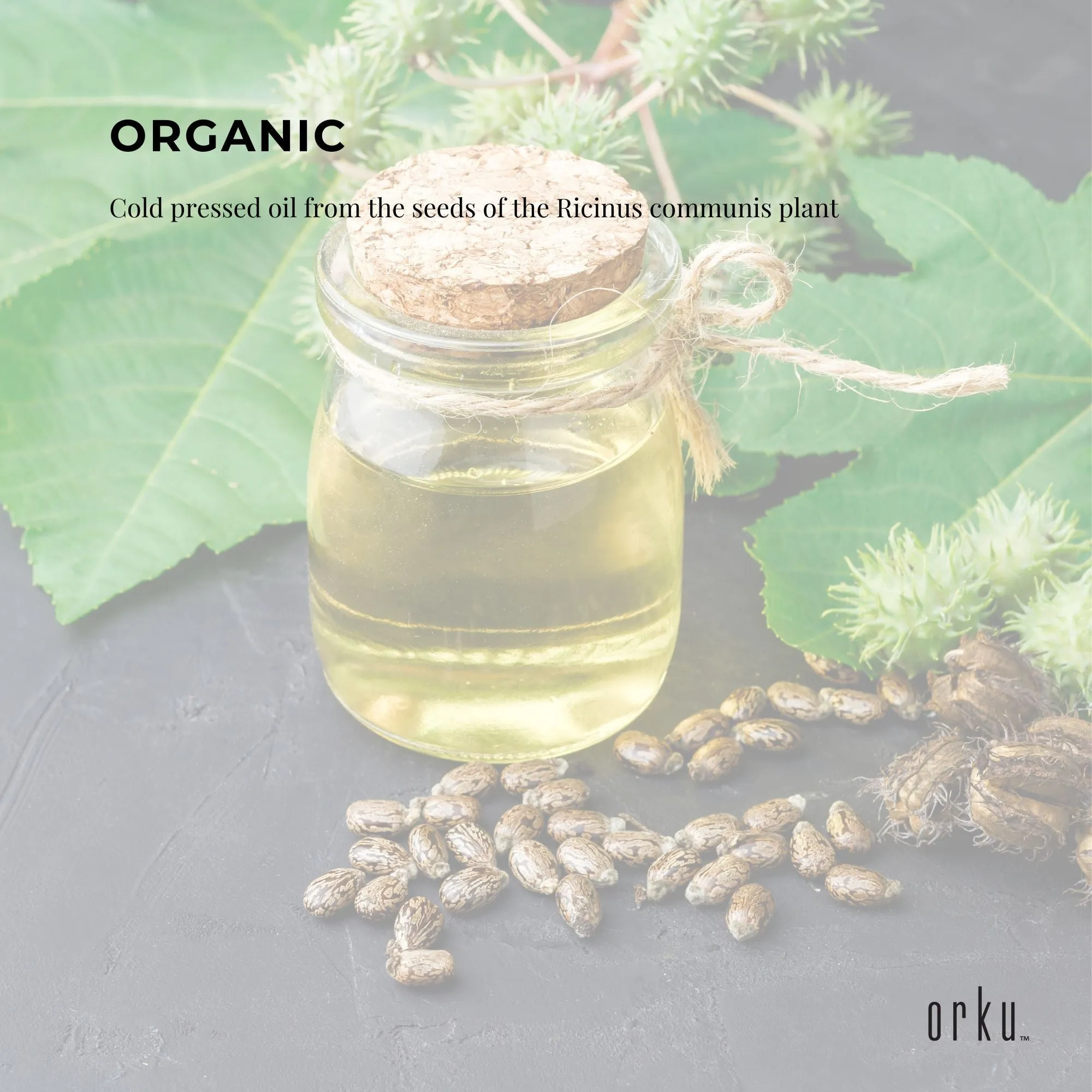 100ml Organic Hexane-Free Cold Pressed Castor Oil