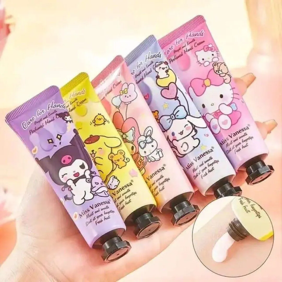 5pcs Plant Extract Fragrance Moisturizing Nourishing Hand Cream