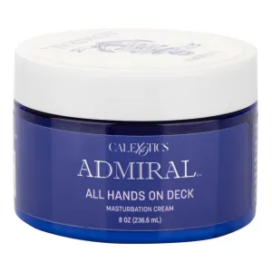 Admiral All Hands On Deck Masturbation Cream 8 Oz Jar