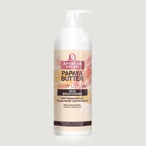 American Papaya Butter Body Lotion with Papaya Extract, Shea Butter & Vitamin E 750ml