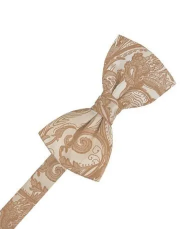 Apricot Tapestry Bow Ties