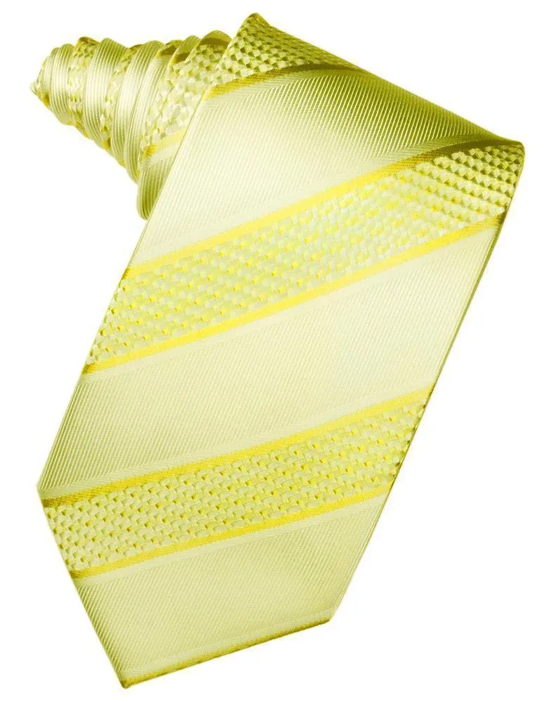 Asphalt Venetian Pin Dot Striped Necktie