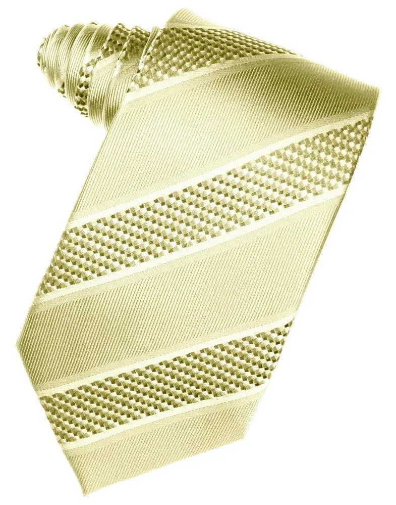 Asphalt Venetian Pin Dot Striped Necktie