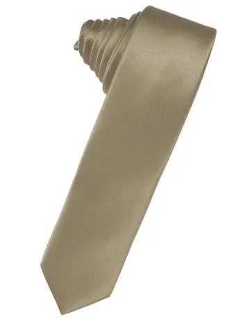 Berry Luxury Satin Skinny Necktie