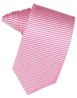 Bubblegum Venetian Pin Dot Necktie