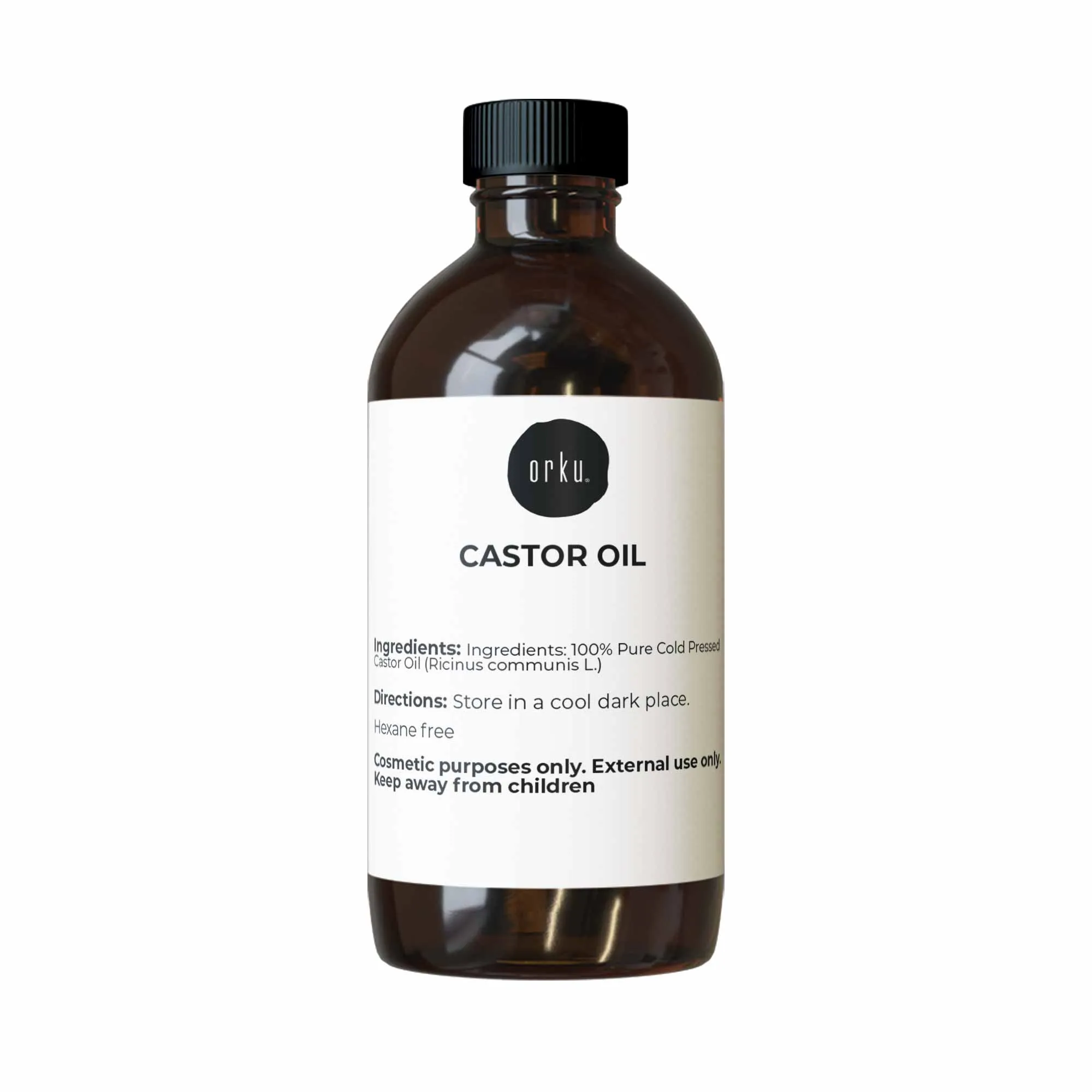 Castor Oil - Hexane Free Cold Pressed Anti Oxidant Skin Hair Care