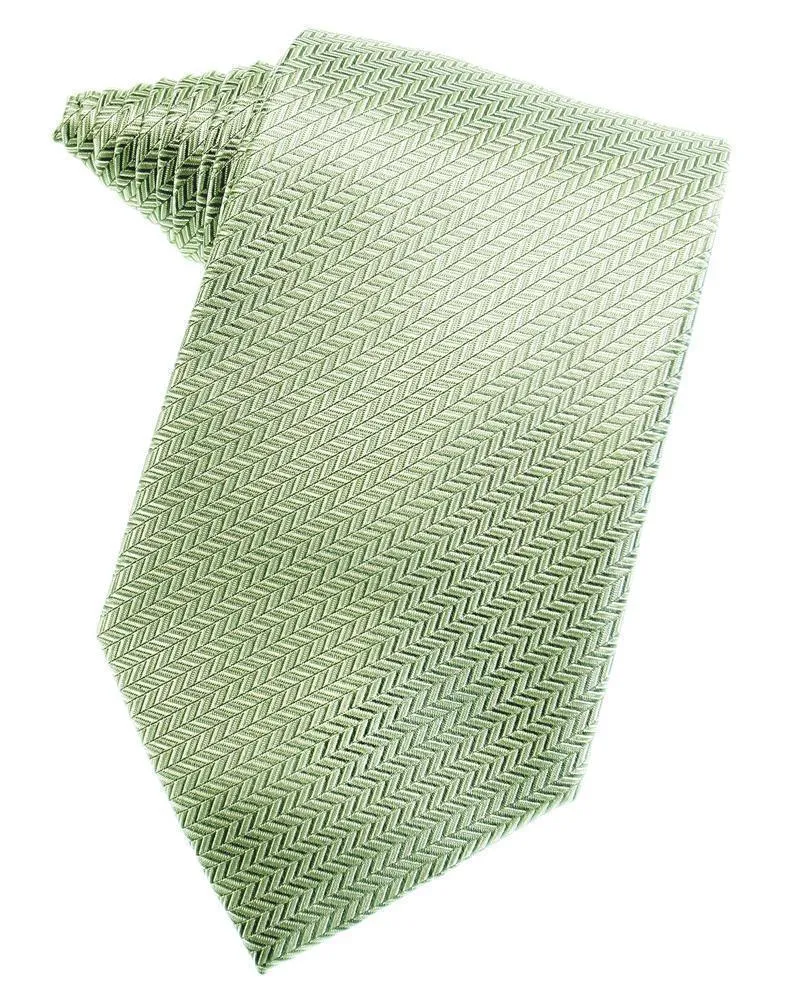 Champagne Herringbone Necktie