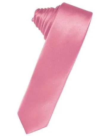 Cornflower Luxury Satin Skinny Necktie