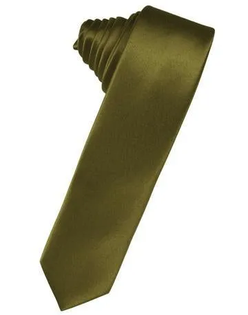 Cornflower Luxury Satin Skinny Necktie