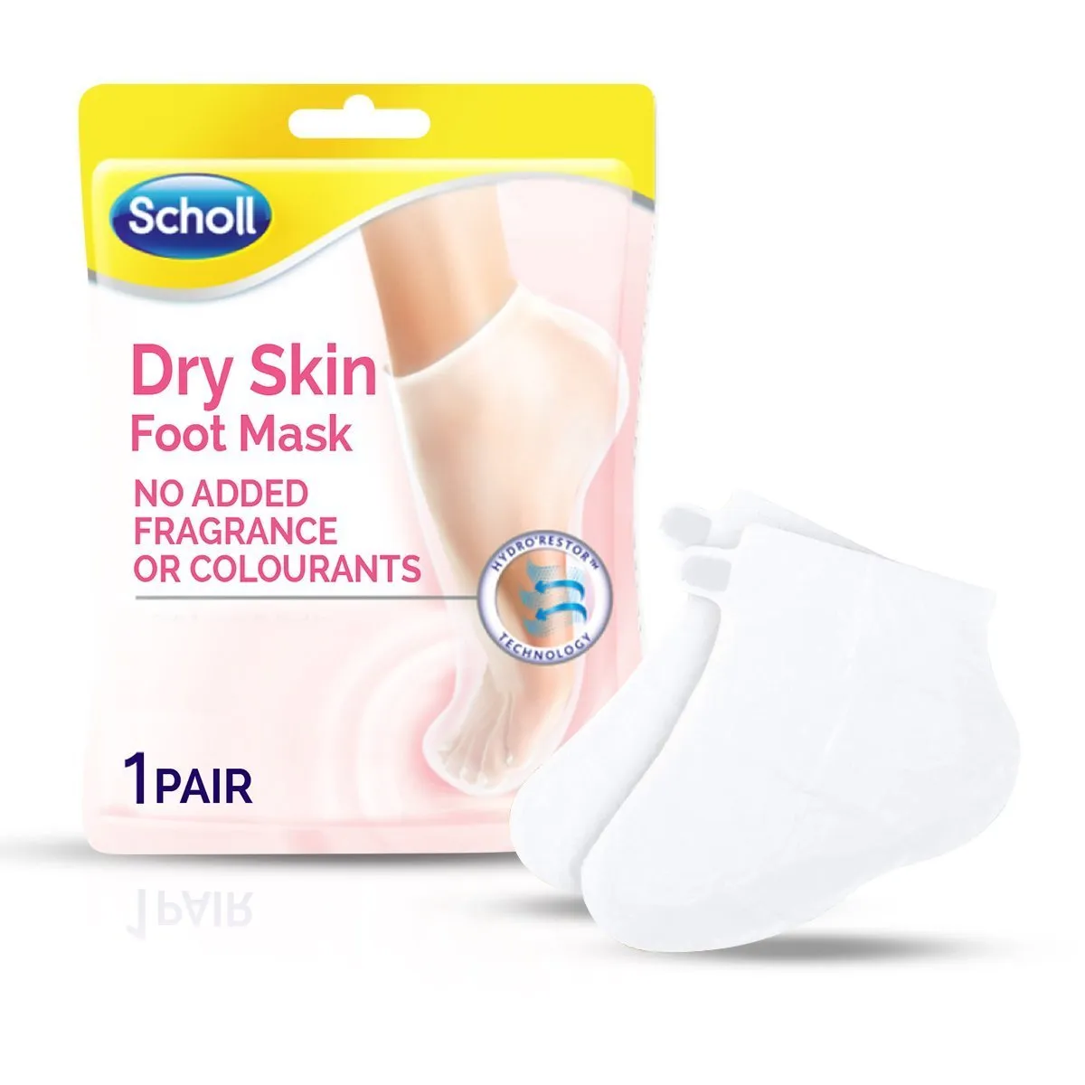 Dry Skin Foot Mask Fragrance & Colourants Free