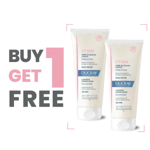 Ducray Ictyane Anti-Dryness Cleansing Cream Buy 1 Get 1 Free