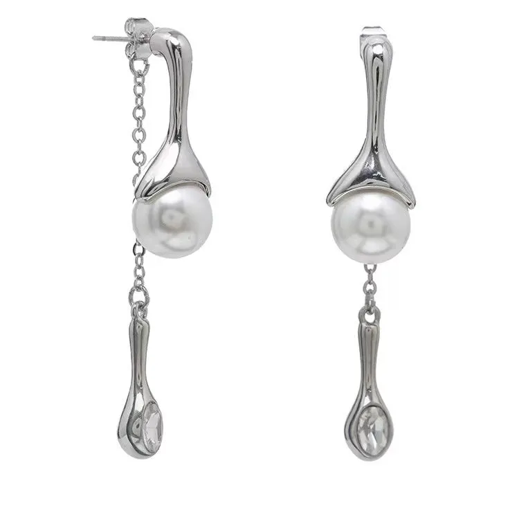 E21 Minimalist Style Pearls Drop Earrings