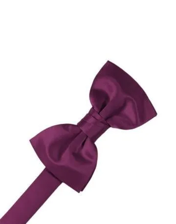 Fuschia Luxury Satin Bow Ties