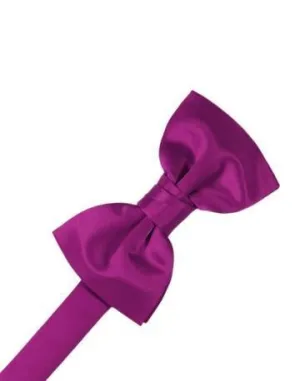 Fuschia Luxury Satin Bow Ties