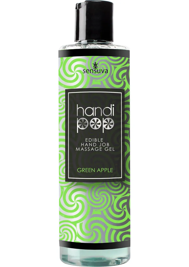 Handipop Massage Gel Green Apple 4.2oz