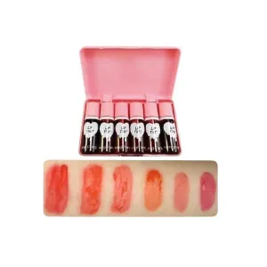 Heng Fang Multi-Color Light Touch Beautiful Lip Tint – Pack Of 6 Shades