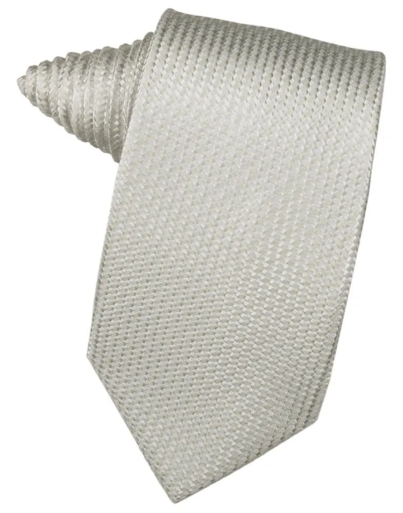 Ivory Venetian Pin Dot Necktie