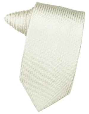 Ivory Venetian Pin Dot Necktie