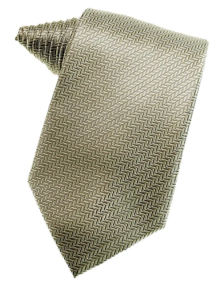 Jade Herringbone Necktie