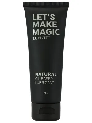 LUVLOOB Natural Oil-Based Lubricant (Original Flavour) 75ml - Let's Make Magic