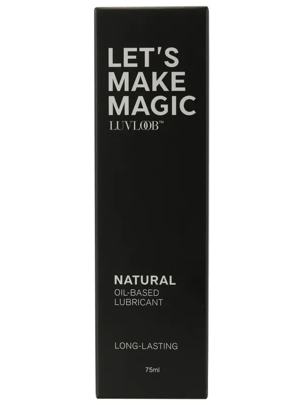 LUVLOOB Natural Oil-Based Lubricant (Original Flavour) 75ml - Let's Make Magic