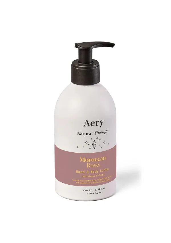 Moroccan Rose Hand & Body Lotion- Rose Tonka and Musk - Aery Living