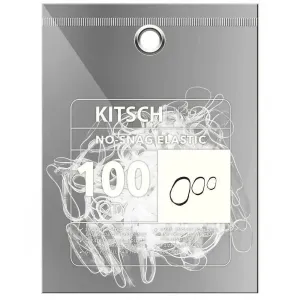 No-Snag Hair Elastic 100 pc - Clear