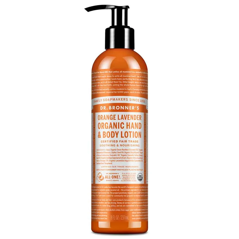 Organic Hand & Body Lotion - Orange Lavender