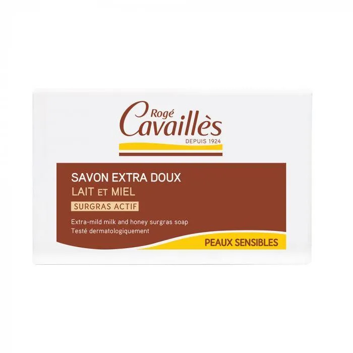 Roge Cavailles Savon Surgras Extra Doux-Lait Et Miel 150G