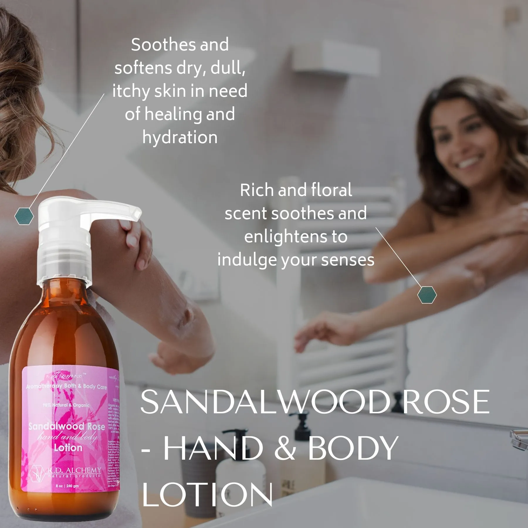 Sandalwood Rose - Hand & Body Lotion