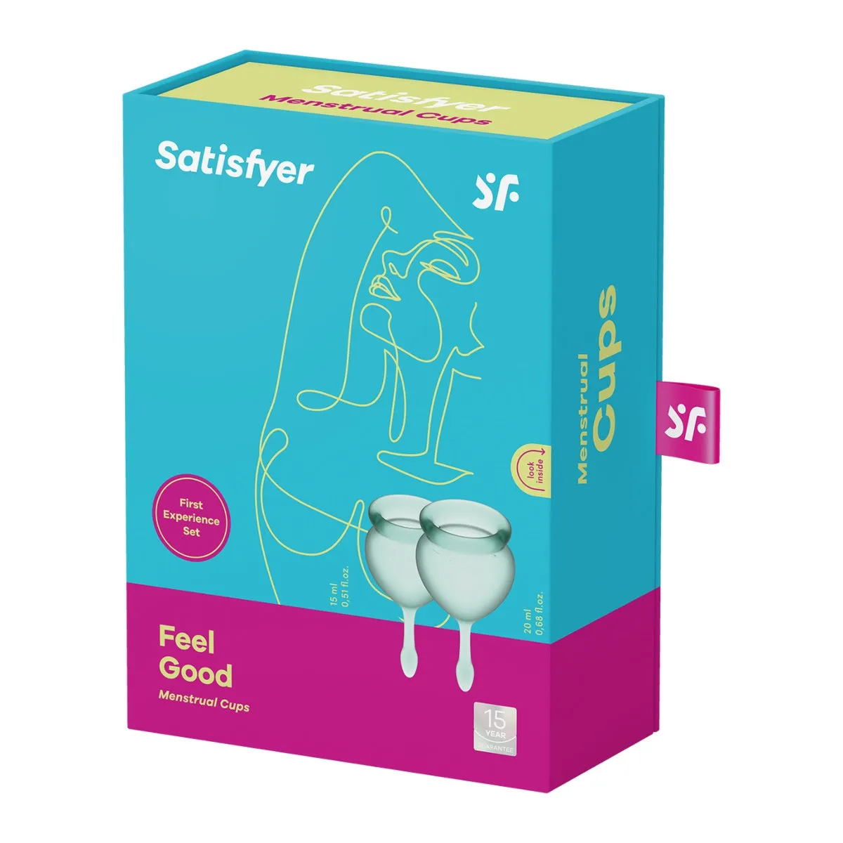 Satisfyer Feel Good Menstrual Cups Green