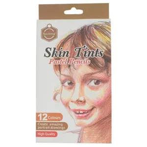 Skin Tints Pastel Pencils - 12pc